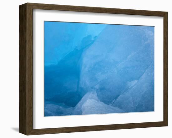 Arctic Ocean, Norway, Svalbard. Close-Up of Glacier Ice-Jaynes Gallery-Framed Photographic Print