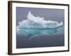 Arctic Ocean, Norway, Svalbard. Iceberg Reflects in Ocean-Jaynes Gallery-Framed Photographic Print