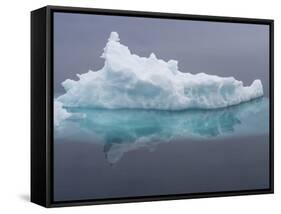 Arctic Ocean, Norway, Svalbard. Iceberg Reflects in Ocean-Jaynes Gallery-Framed Stretched Canvas