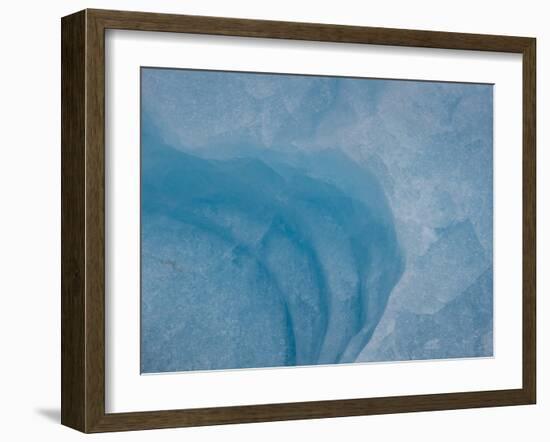 Arctic Ocean, Norway, Svalbard. View Inside Glacier Ice-Jaynes Gallery-Framed Photographic Print