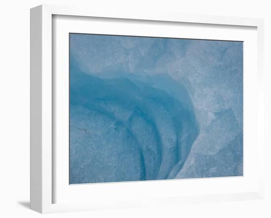 Arctic Ocean, Norway, Svalbard. View Inside Glacier Ice-Jaynes Gallery-Framed Photographic Print