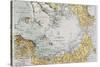 Arctic Old Map. By Paul Vidal De Lablache, Atlas Classique, Librerie Colin, Paris, 1894-marzolino-Stretched Canvas
