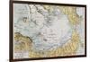 Arctic Old Map. By Paul Vidal De Lablache, Atlas Classique, Librerie Colin, Paris, 1894-marzolino-Framed Art Print