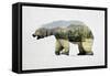 Arctic Polar Bear-Davies Babies-Framed Stretched Canvas