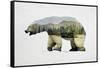 Arctic Polar Bear-Davies Babies-Framed Stretched Canvas