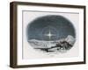 Arctic Scene with Lunar Halo-J.w. Whimper-Framed Art Print