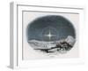 Arctic Scene with Lunar Halo-J.w. Whimper-Framed Art Print