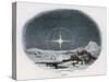 Arctic Scene with Lunar Halo-J.w. Whimper-Stretched Canvas