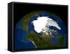 Arctic Sea Ice, September 21, 2005-Stocktrek Images-Framed Stretched Canvas