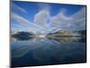 Arctic Skyline Reflecting in Water-Onne van der Wal-Mounted Photographic Print