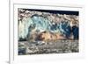 Arctic, Svalbard. 20M High Turquoise Glacier Calving into the Sea-David Slater-Framed Photographic Print