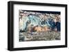 Arctic, Svalbard. 20M High Turquoise Glacier Calving into the Sea-David Slater-Framed Photographic Print