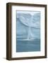 Arctic, Svalbard, Nordaustlandet Island. Waterfalls cascading from the melting glacier.-Ellen Goff-Framed Photographic Print