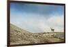 Arctic, Svalbard. Rangifer Tarandus Platyrhynchus, Male Svalbard Reindeer on Barren Tundra-David Slater-Framed Photographic Print