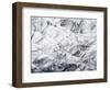 Arctic, Svalbard, Spitsbergen. Ice at the foot of a glacier-Ellen Goff-Framed Photographic Print