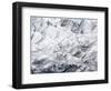 Arctic, Svalbard, Spitsbergen. Ice at the foot of a glacier-Ellen Goff-Framed Photographic Print