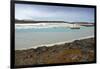 Arctic, Svalbard, Wilhelmoya. a Schooner Anchors in a Remote Fjord on the East Coast of Spitsbergen-David Slater-Framed Photographic Print