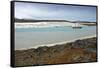 Arctic, Svalbard, Wilhelmoya. a Schooner Anchors in a Remote Fjord on the East Coast of Spitsbergen-David Slater-Framed Stretched Canvas