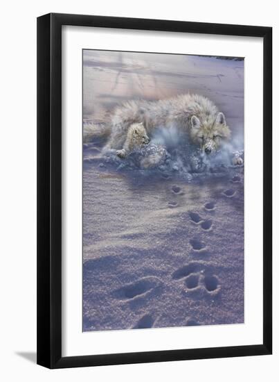 Arctic Tracks-Gordon Semmens-Framed Premium Giclee Print