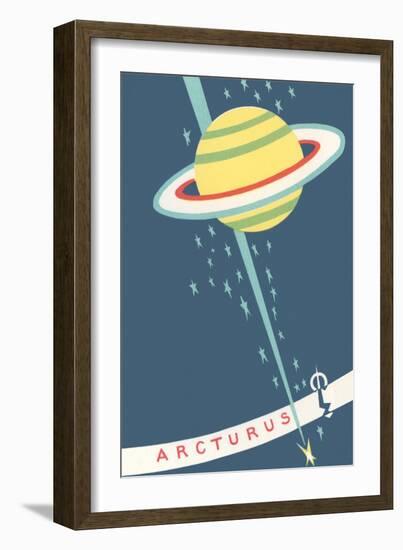 Arcturus and Saturn-null-Framed Giclee Print