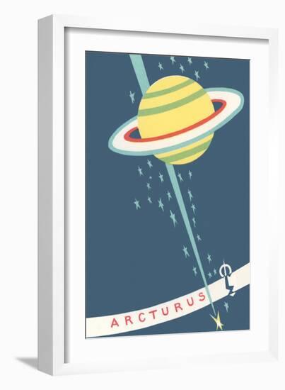 Arcturus and Saturn-null-Framed Giclee Print