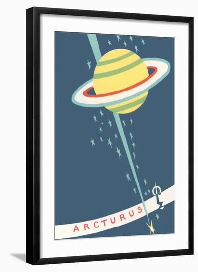 Arcturus and Saturn-null-Framed Giclee Print