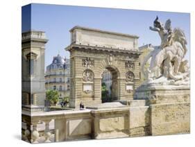 Ard De Triomphe, Montpellier, Languedoc, France, Europe-John Miller-Stretched Canvas