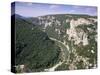 Ardeche Gorges, Languedoc Roussillon, France-John Miller-Stretched Canvas