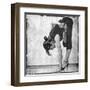 Ardha Baddha Padmottanasana-Gosia Janik-Framed Art Print