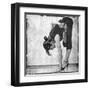 Ardha Baddha Padmottanasana-Gosia Janik-Framed Art Print