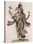 Ardhanarishvara, from "Voyage aux Indes et a La Chine" by Pierre Sonnerat-Pierre Sonnerat-Stretched Canvas