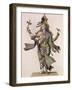 Ardhanarishvara, from "Voyage aux Indes et a La Chine" by Pierre Sonnerat-Pierre Sonnerat-Framed Giclee Print