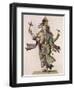 Ardhanarishvara, from "Voyage aux Indes et a La Chine" by Pierre Sonnerat-Pierre Sonnerat-Framed Giclee Print