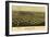 Ardmore, Oklahoma - Panoramic Map - Ardmore, OK-Lantern Press-Framed Art Print