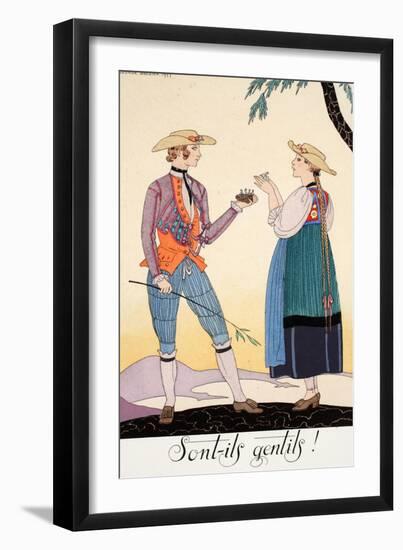 Are They Nice!-Georges Barbier-Framed Giclee Print