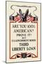 Are You 100% American? Prove It!-null-Mounted Art Print