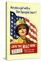 Are You a Girl with a Star Spangled Heart? Join the Wac Now!-Bradshaw Crandell-Stretched Canvas