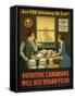Are you breaking the Law? Patriotic Canadians will not hoard Food, c.1914 (litho)-European School-Framed Stretched Canvas