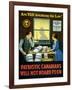Are You Breaking the Law? Patriotic Canadians Will Not Hoard Food, Pub. 1916-null-Framed Giclee Print