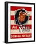 Are You Doing All You Can?-null-Framed Giclee Print