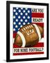 Are You Ready for Some Football-Laurie Korsgaden-Framed Giclee Print