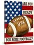 Are You Ready for Some Football-Laurie Korsgaden-Stretched Canvas