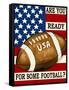 Are You Ready for Some Football-Laurie Korsgaden-Framed Stretched Canvas