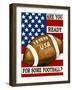 Are You Ready for Some Football-Laurie Korsgaden-Framed Giclee Print