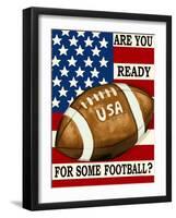 Are You Ready for Some Football-Laurie Korsgaden-Framed Giclee Print