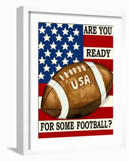 Are You Ready for Some Football-Laurie Korsgaden-Framed Giclee Print