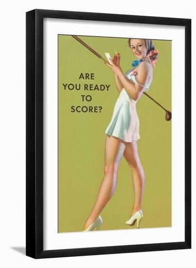 Are You Ready to Score?-null-Framed Art Print