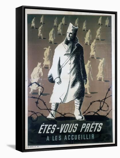 Are You Ready to Welcome Them?, C1946-Bernard Villemot-Framed Stretched Canvas