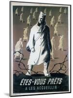 Are You Ready to Welcome Them?, C1946-Bernard Villemot-Mounted Giclee Print