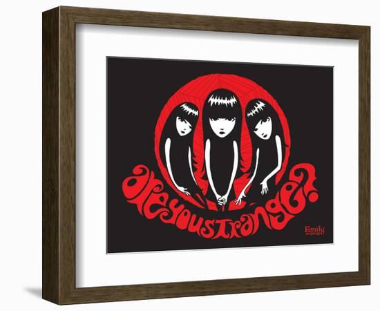 Are You Strange-Emily the Strange-Framed Photographic Print